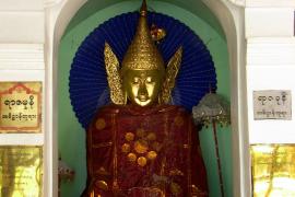 Mahabodhi Pagoda. ( A replica of the original is in Bodhgava, India.)